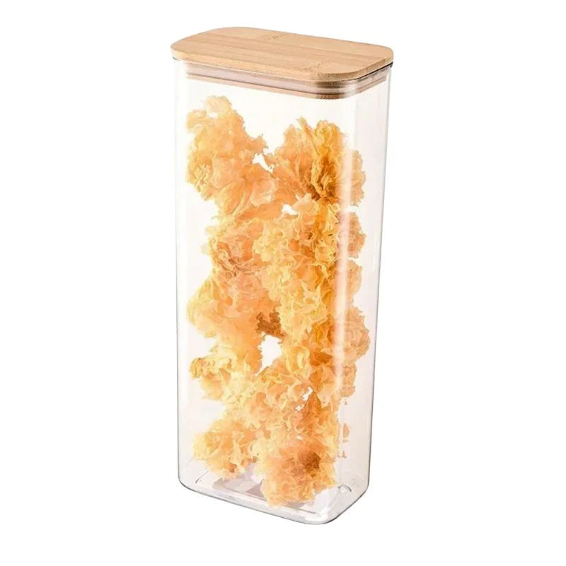 Glass Containers with Bamboo Lid