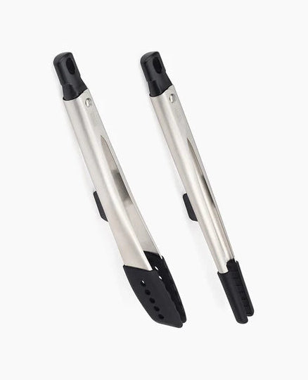 Stainless-Steel 2-Piece Tong Set