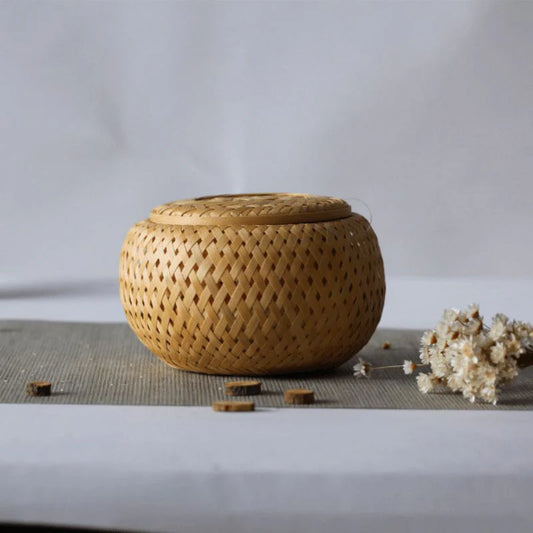 Woven Bamboo Food Container