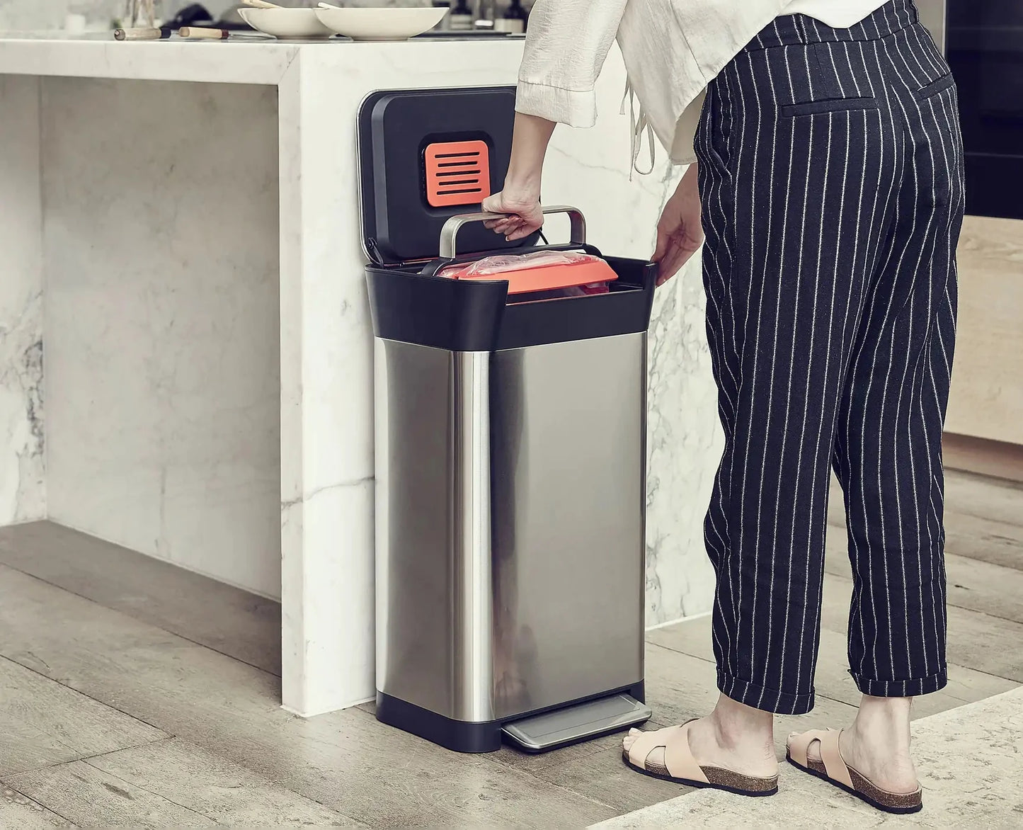 Titan 30L Stainless-Steel Trash Compactor