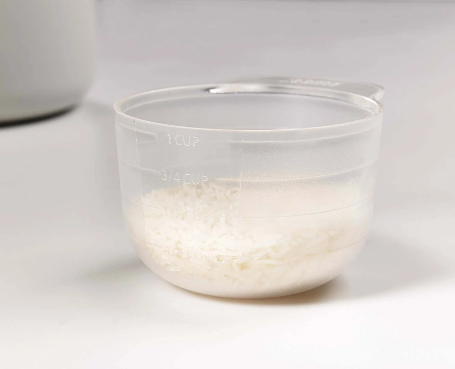 White Microwave Rice Cooker