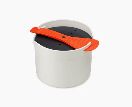 White Microwave Rice Cooker