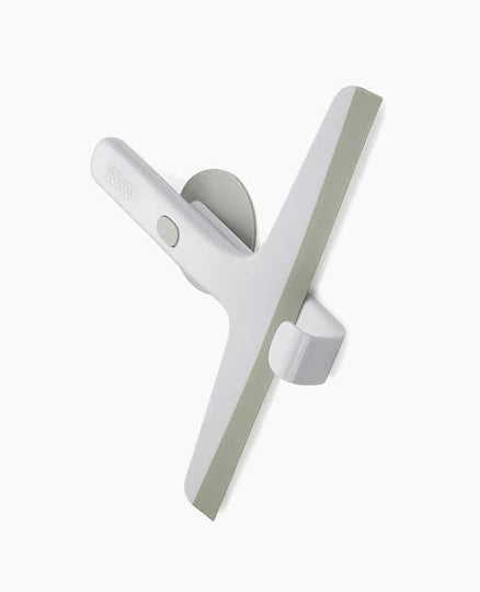 Light Grey Shower Squeegee with Storage Hook