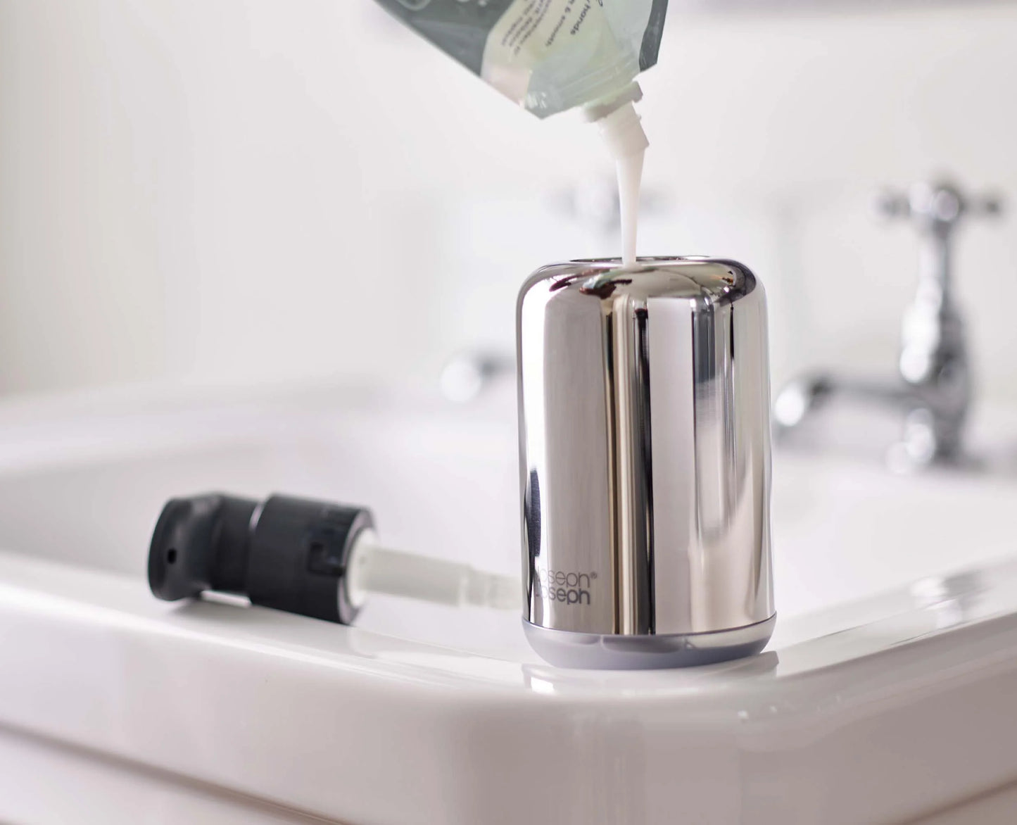 Luxe Stainless-Steel Soap Pump
