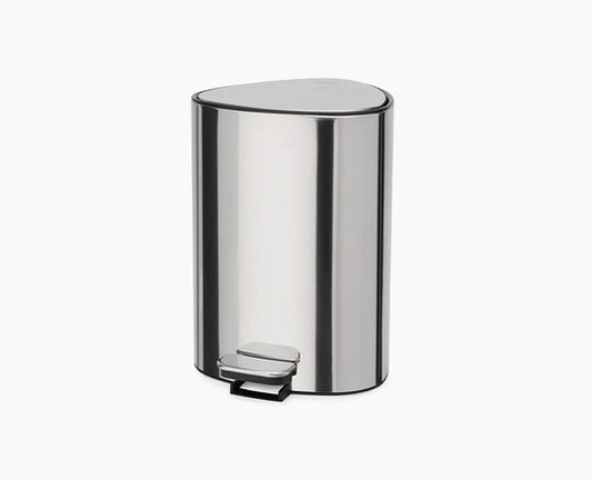 Luxe 5L Stainless-Steel Bathroom Pedal Bin