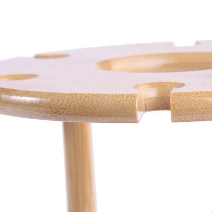 Bamboo Wine Glass Holder