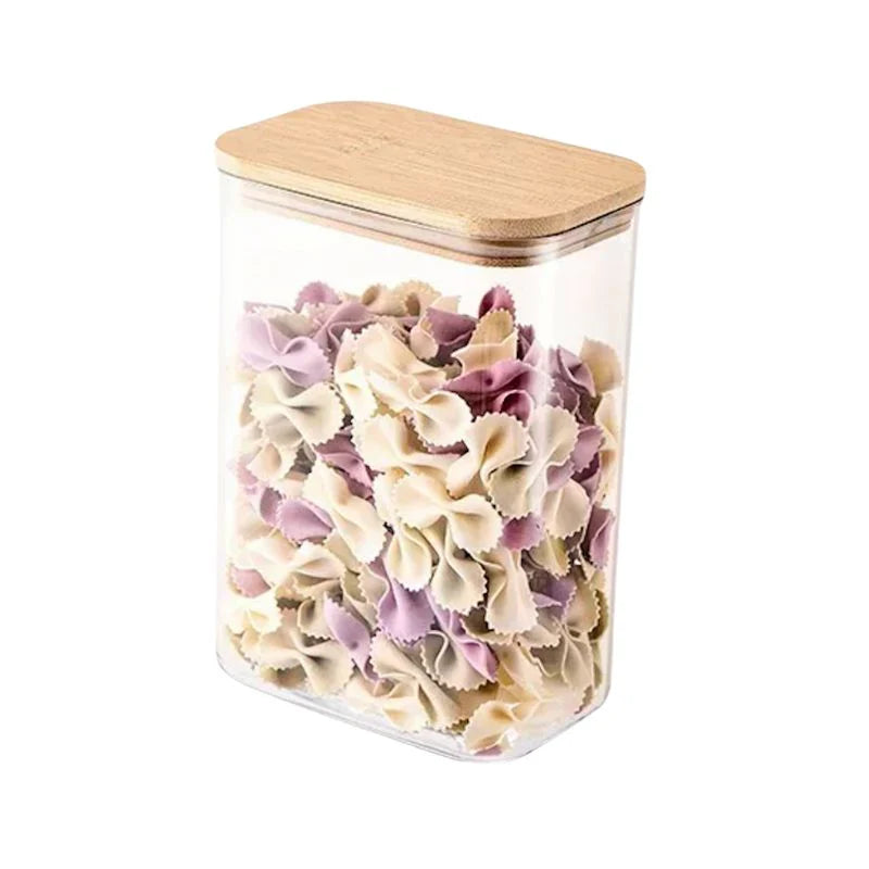 Glass Containers with Bamboo Lid