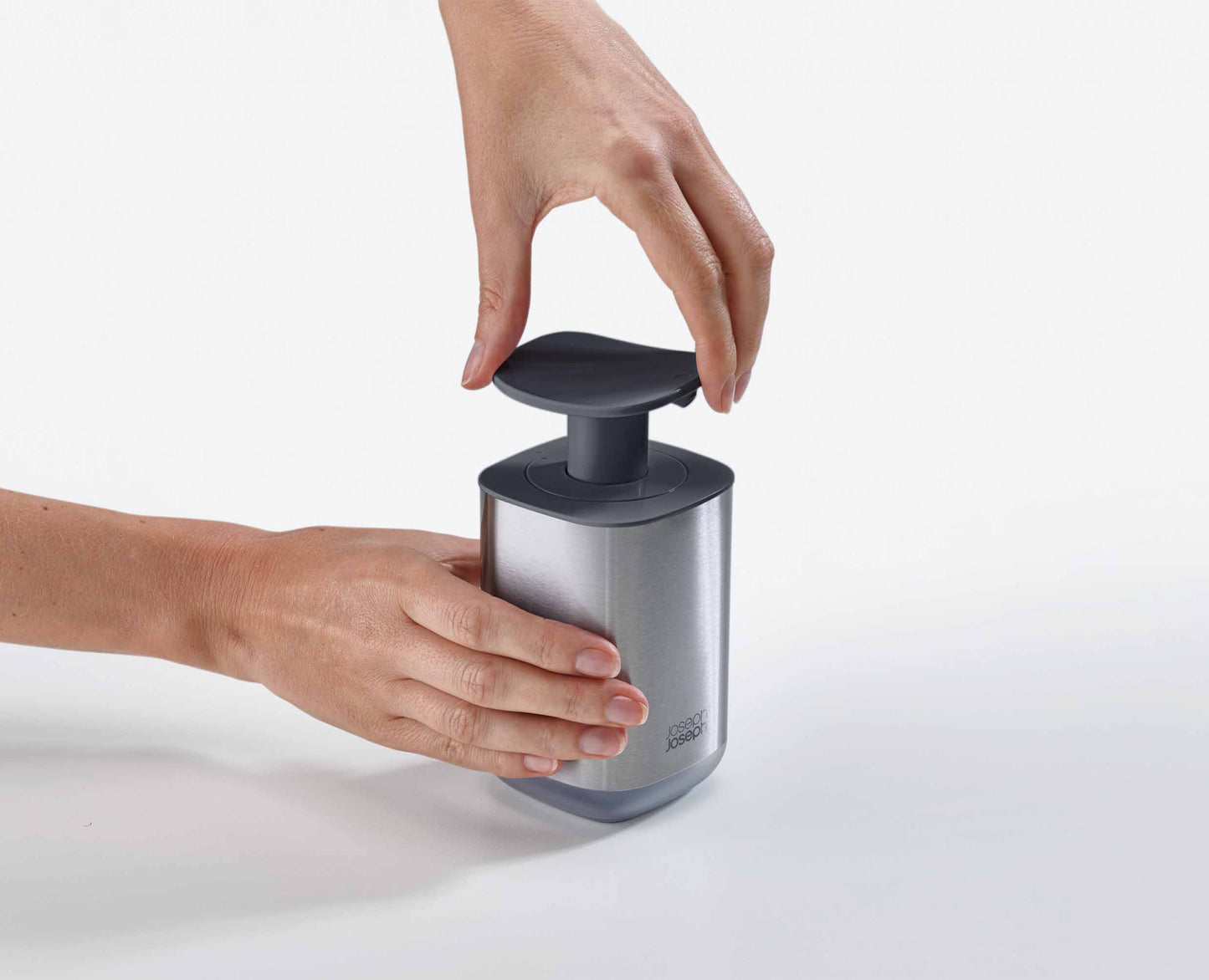 Steel Grey Hygienic Soap Dispenser