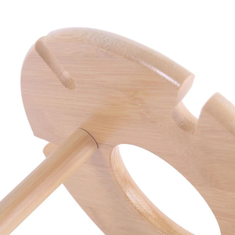 Bamboo Wine Glass Holder